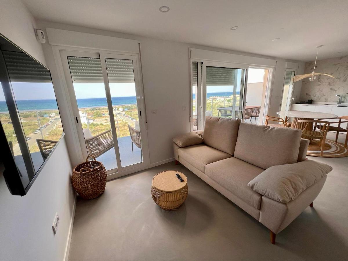 Appartement Beautiful Penthouse With Pool And Wonderful Beach View à Oliva Extérieur photo