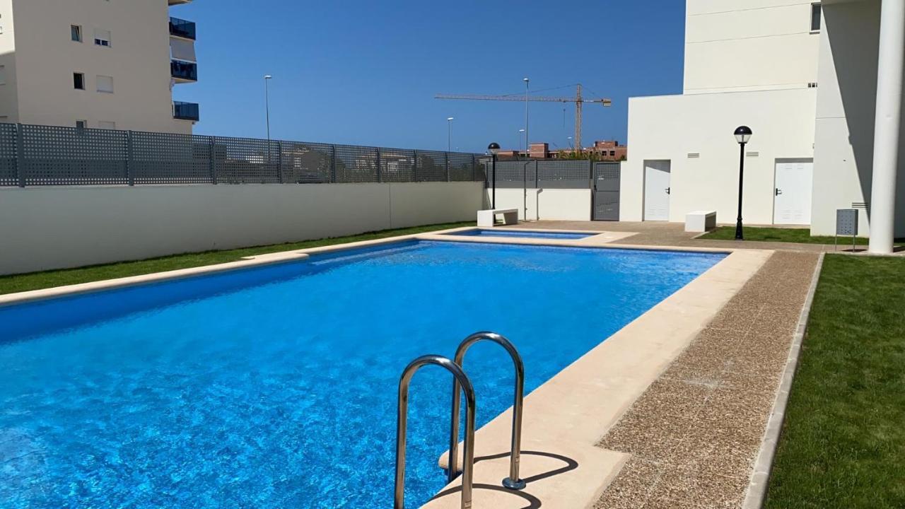 Appartement Beautiful Penthouse With Pool And Wonderful Beach View à Oliva Extérieur photo